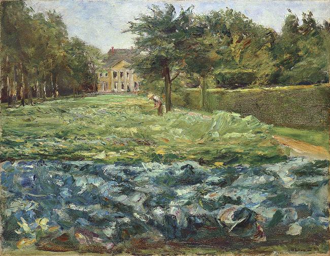 Max Liebermann Kohlfeld im Wannseegarten nach Westen china oil painting image